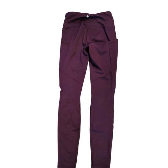 ⭐️ Yogalicious Lux Medium Plum Purple Leggings with Pockets - Picture 4 of 7